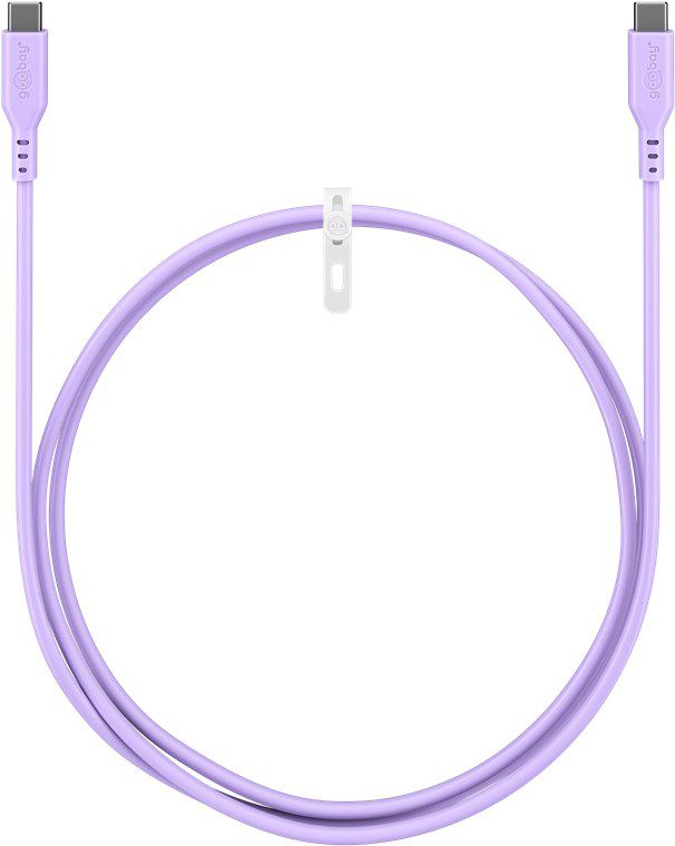 Ladekabel USB-C Silikon 1.5m violett