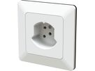 Steckdose 1x Typ 15 UP priamos weiss