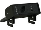 SUPRA Steckdoseneinheit schwarz 1x Typ 13 1x USB-A/C