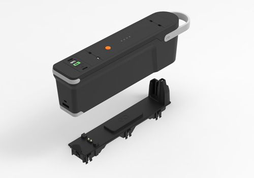 LIBERTY Connecting Shoe per Qikpac e Qikpac Carry bianco