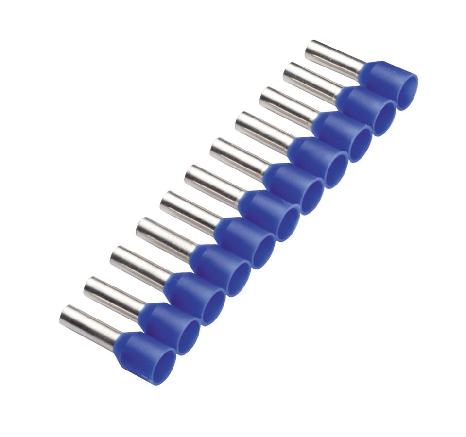 Isolierte Aderendhülse Bandware 0.75mm² x 8mm blau