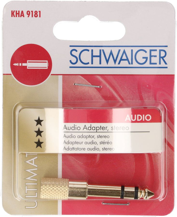 Audio-Adapter HQ stereo Gold