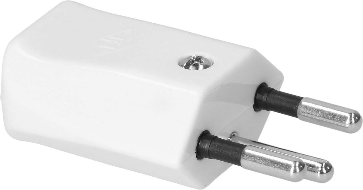 fiche TH type 12 3 pôles blanc pour diamètre du câble 5.0-8.5mm