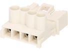 Stecker AC 164 ST/4 weiss