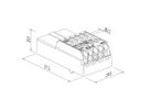 SLK 8/5 morsetti di collegamento 5 poli 0.5 - 2.5mm2 /OF