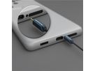 Audio-Y-Adapter-Kabel Klinkenstecker/Cinch-Buchse 0.1m schwarz