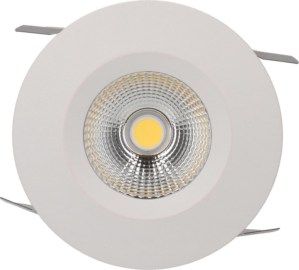 LED-Einbauspot WOODY Ø68 weiss 3000K 660lm 60°
