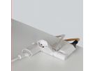 multipresa clip-clap Line 3x tipo 13 bianco interruttore 2m