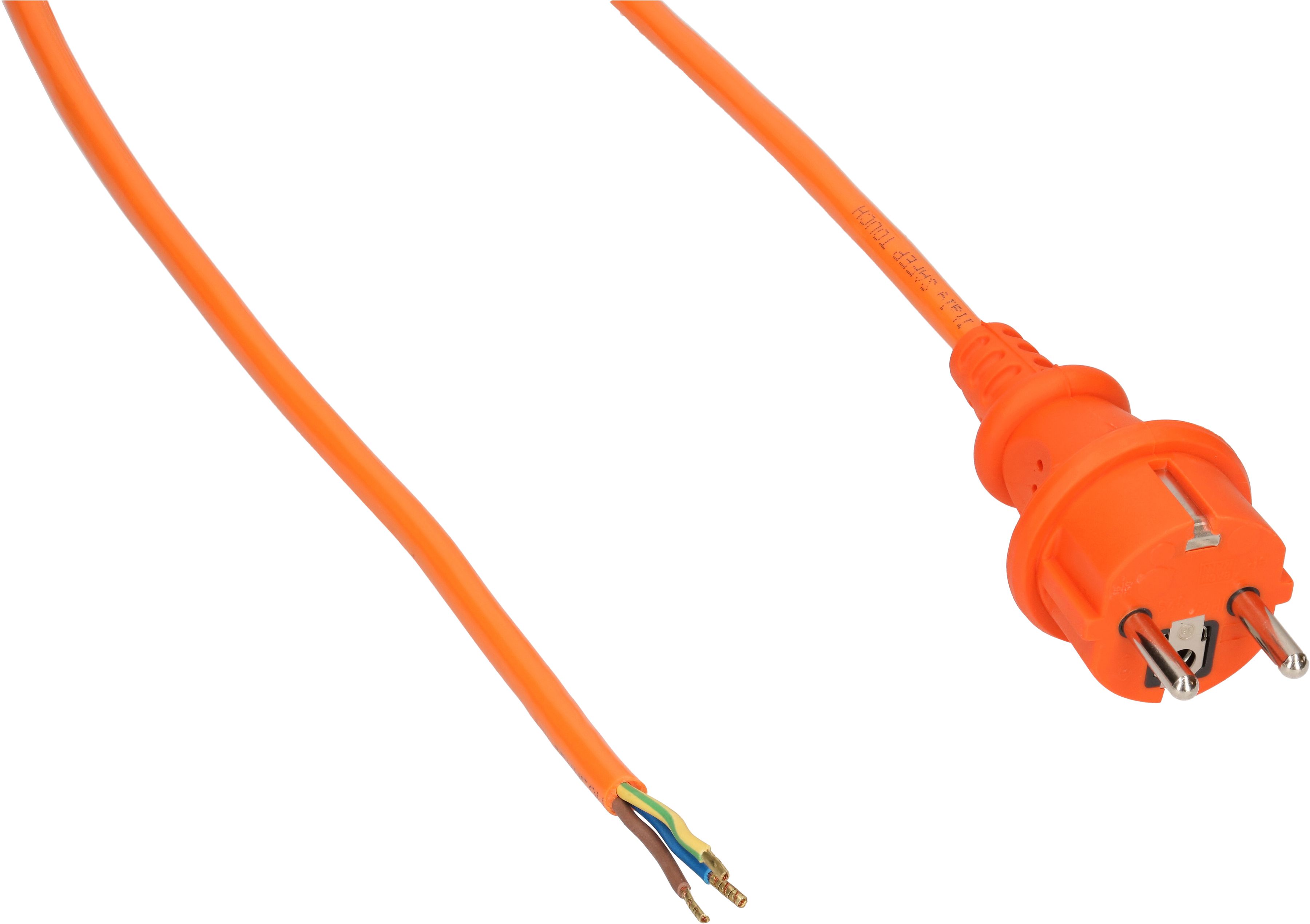 Netzkabel DE/F H05BQ-F3G1.0 3.0m orange