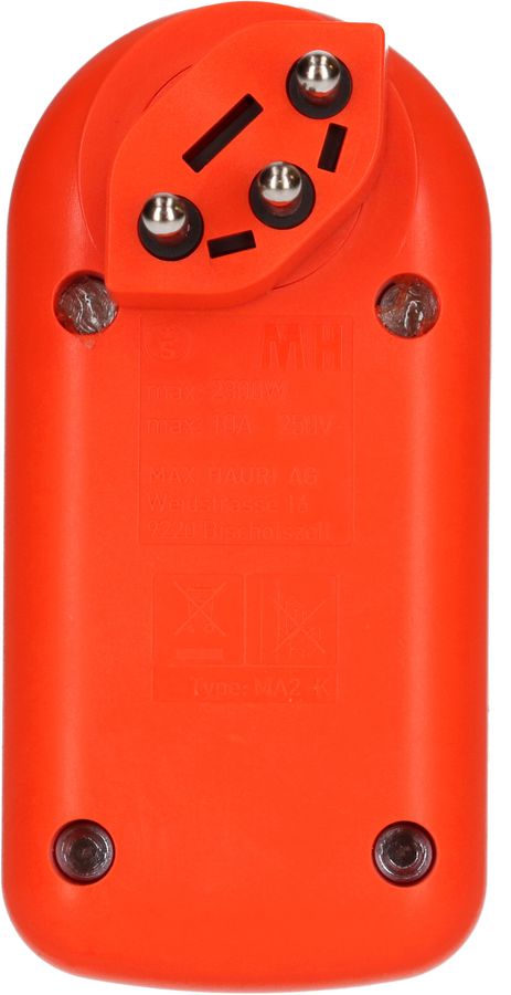 Adaptor 2x type 13 turnable fluo-orange