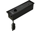 CUBOBOX Steckdos. sw S 3-fach 1x Typ 13 1x USB 60W 1x A/C Charger