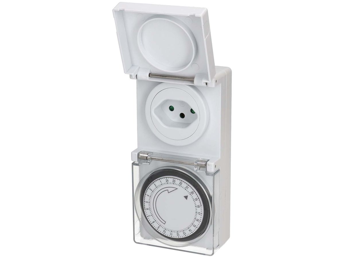 Zeitschaltuhr IP44 24h analog