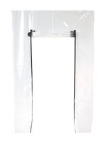 PP-Reissverschlusstür H-Form 1.5 × 2.2m beschichtet