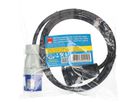 CEE-Adapterkabel H07RN-F3G1.5 1.5m schwarz CEE/Typ 23 16A