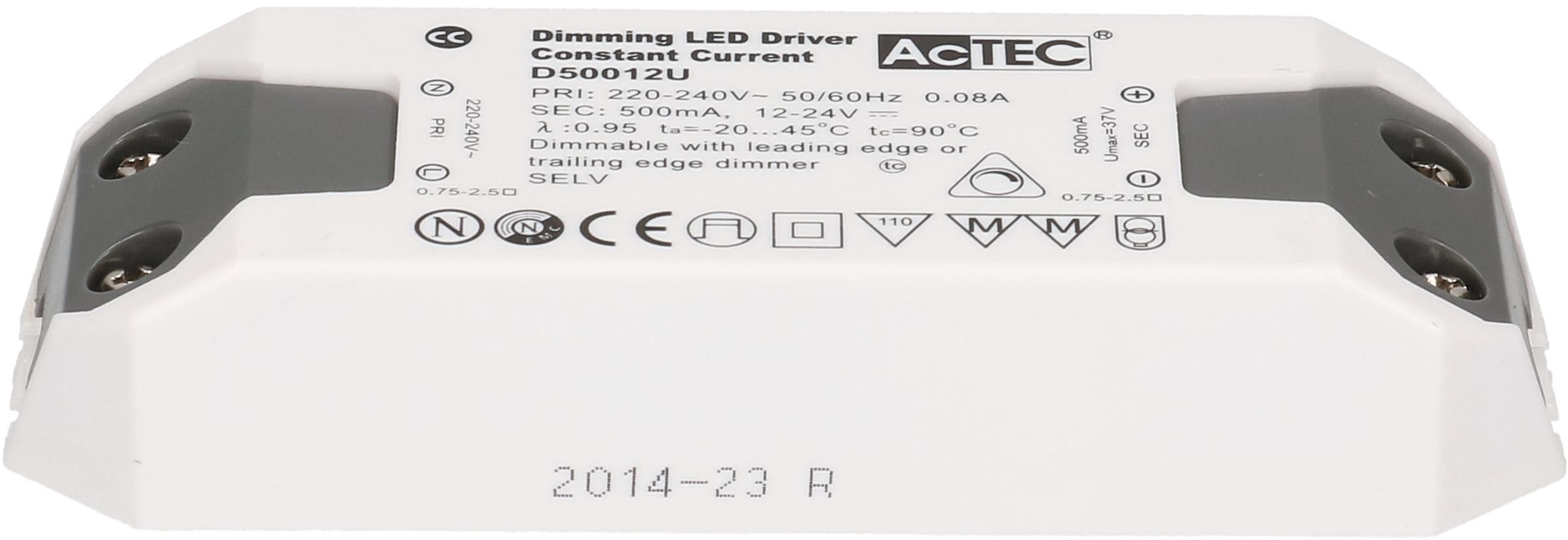 LED-Konstantstromtreiber 500mA 12W