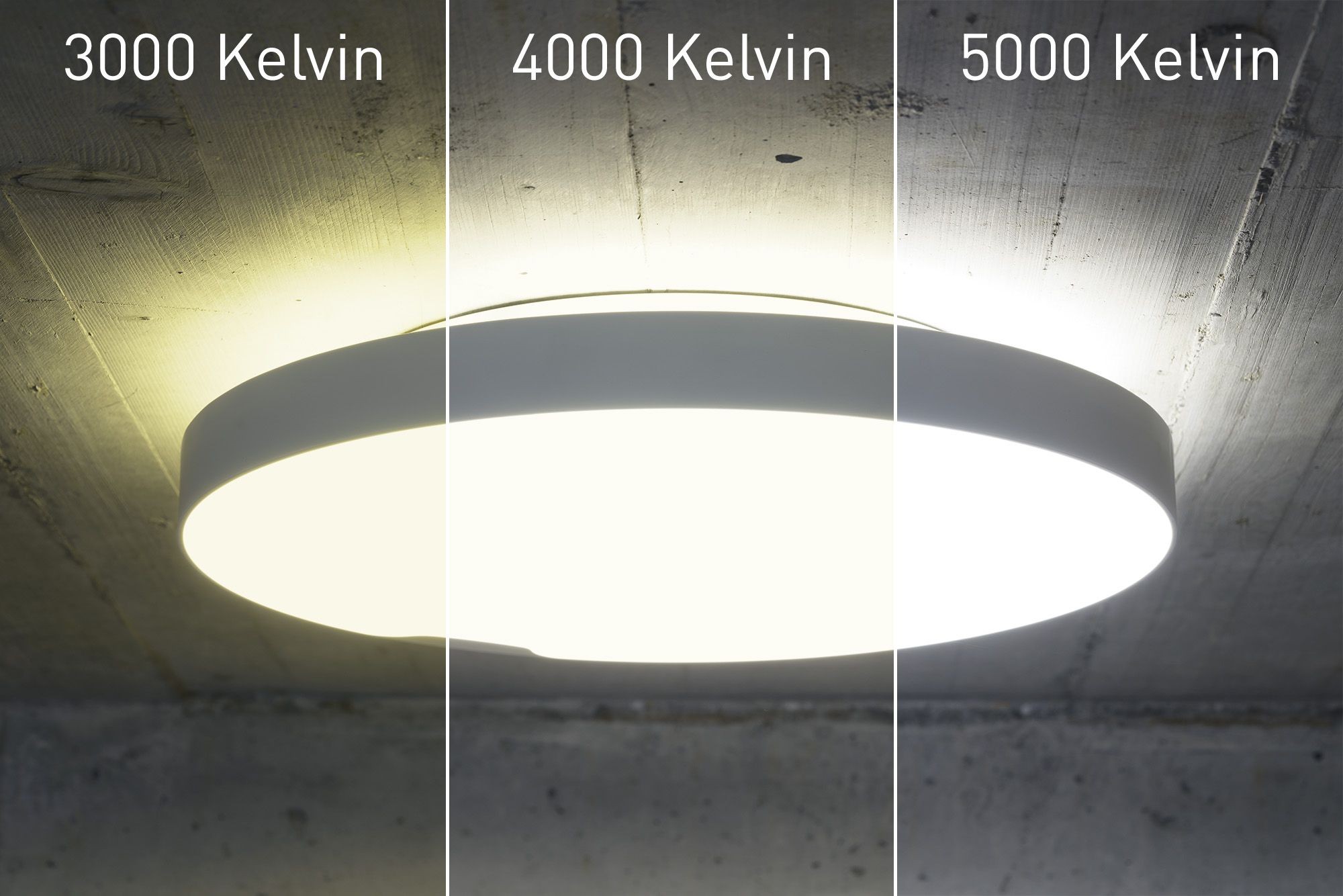 LED plafonnier AURA 400 blanc 3000-5000K
