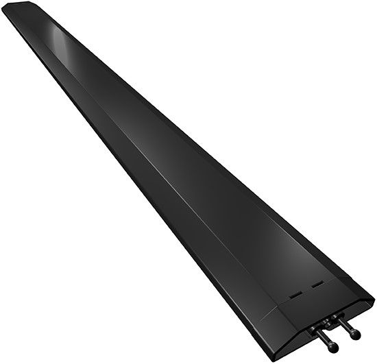 pont pour câbles Easy Bridge 80 1.00m noir RAL9005