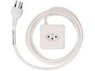 presa aggiuntiva per mobili 1x tipo 13 bianco 2m tipo 12