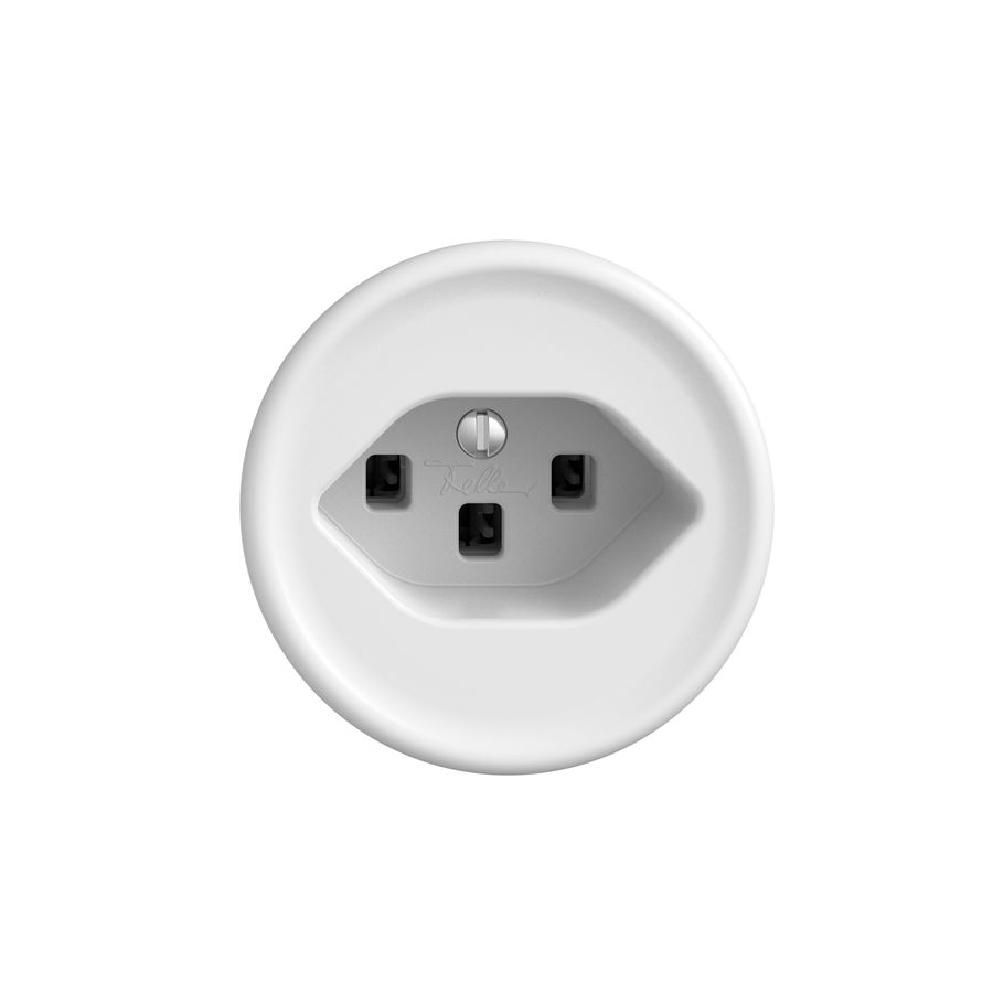 prise 1x type 23 plaque frontale pour trou de 50mm STANDARDdue bc