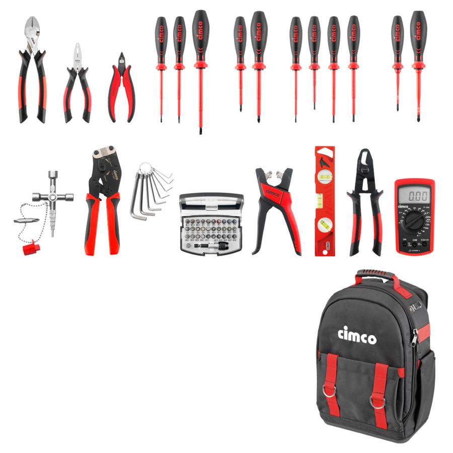 Werkzeugrucksack Ergo Starter Industry 30-teilig