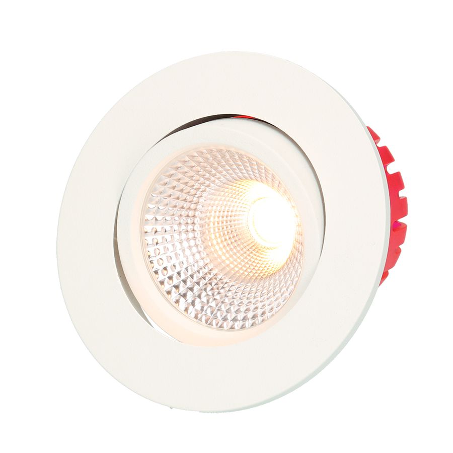 LED-Einbauspot SOLV weiss 3000K 710lm 38°