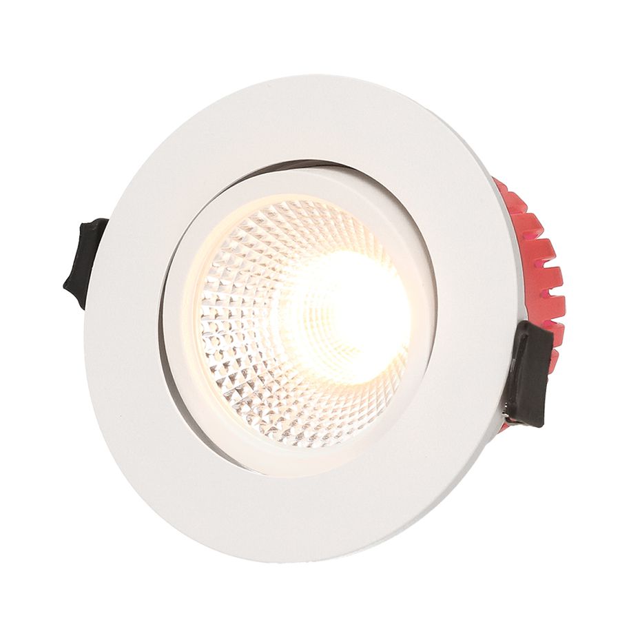 LED-Einbauspot SOLV-IP65 weiss 3000K 710lm 38°