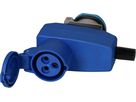CEE Winkelkupplung blau CEE16-3 + Typ 23 IP55