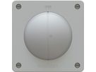 pulsante doppio NA/NC 1x illuminato INC exo IP55 grigio luce