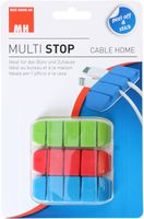 Kabelhalter-Set assortiert 1x grün 1x rot 1x blau