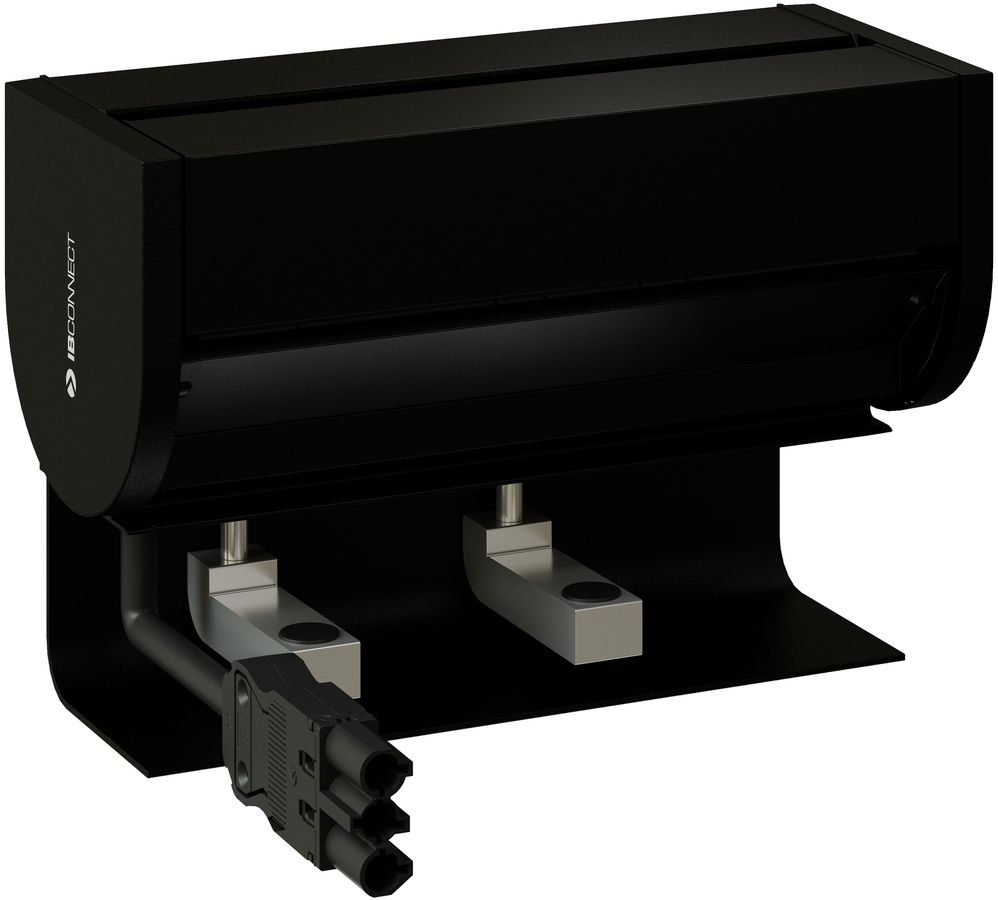 PRISMA Steckdoseneinheit schwarz 1x Typ 13 1x USB-A/C 1x Leer