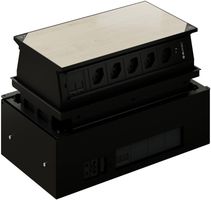 MEETING Steckdo. schwarz 9x Typ 13 3x RJ45 1x VGA 15 1x Klinke3.5