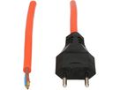 EPR/PUR câble secteur H07BQ-F2X1.5 5m orange type 11