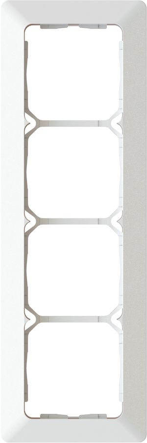 Abdeckrahmen Gr.4x1 UP inkl. Designprofil priamos weiss