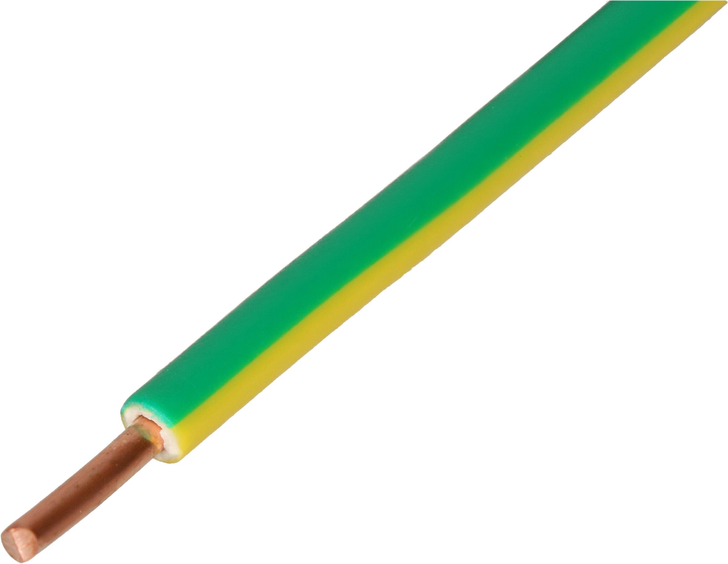 T-Fil 1,5mm2 jaune/vert  L=100m