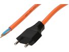 EPR/PUR-Netzkabel H07BQ-F2X1.5 5m orange Typ 11