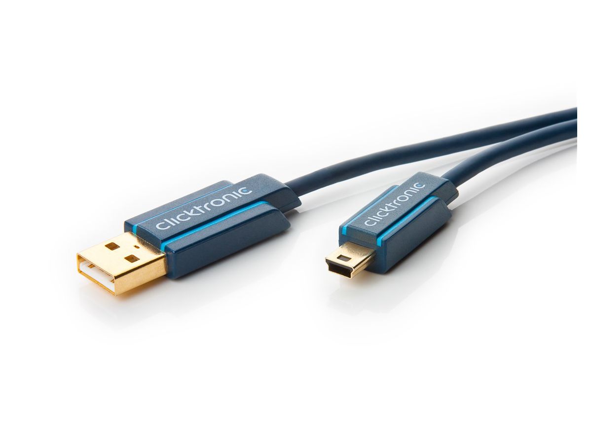 Mini USB 2.0 Adapterkabel 0,5m