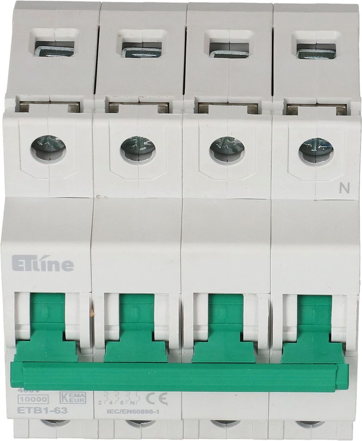 Leitungsschutzschalter 3P+N C 16A 10kA