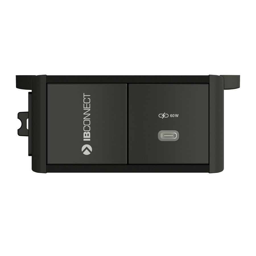 BIT bloc multiprise noir 1x USB-C 60W