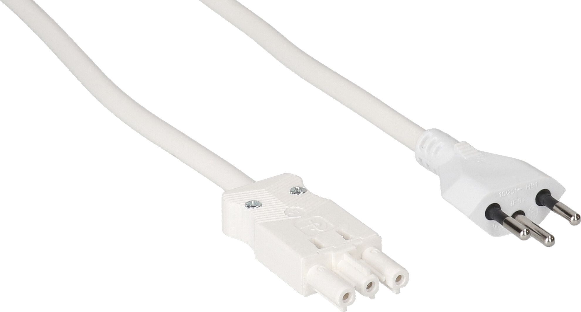 cavo di raccordo TD H05VV-F3G1.5 3m bianco tipo 12 / AC 166