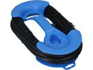 Prolunga TD H05VV-F3G1.5 20m nero incl. avvolgicavo blu