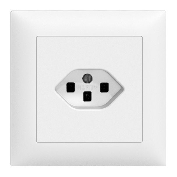 prise 1x type 23 ta.1x1 ENC EdizioDue blanc