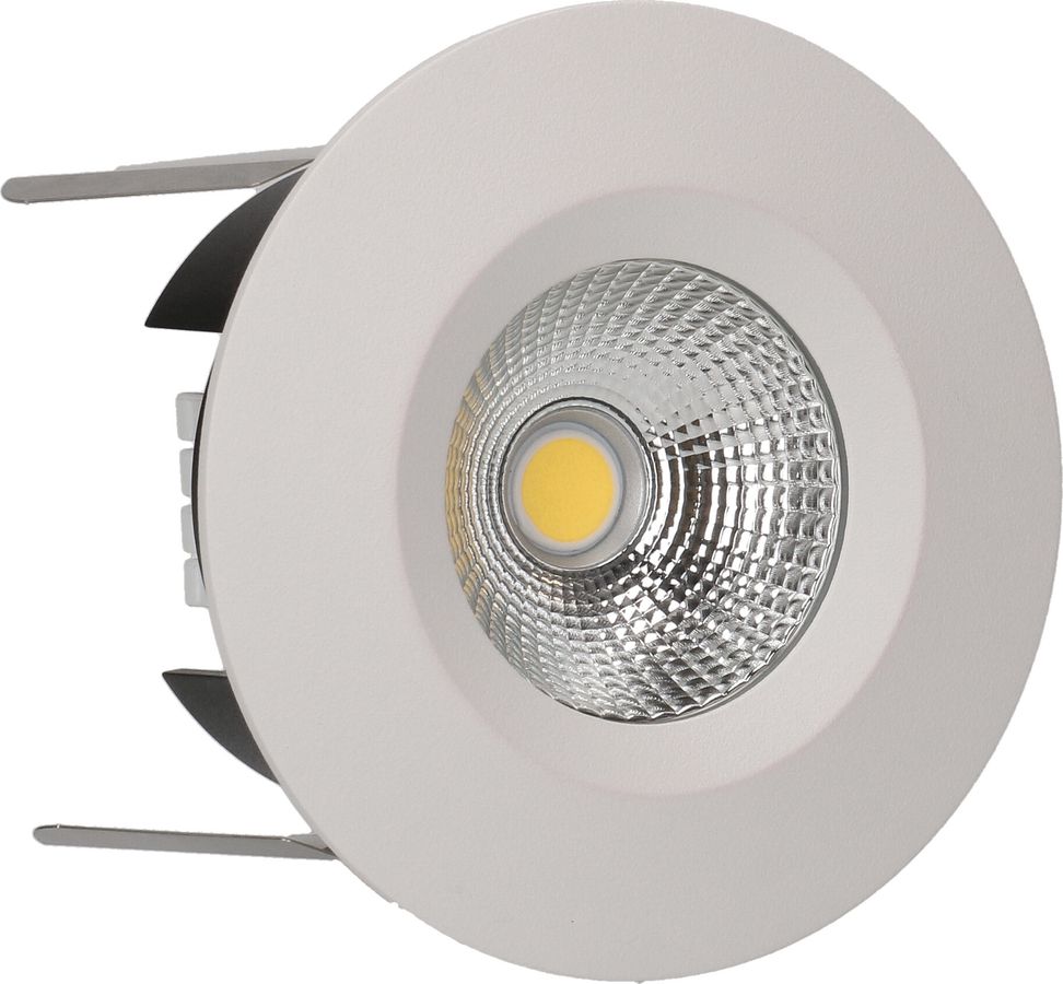 LED-Einbauspot WOODY Ø68 weiss 3000K 660lm 60°