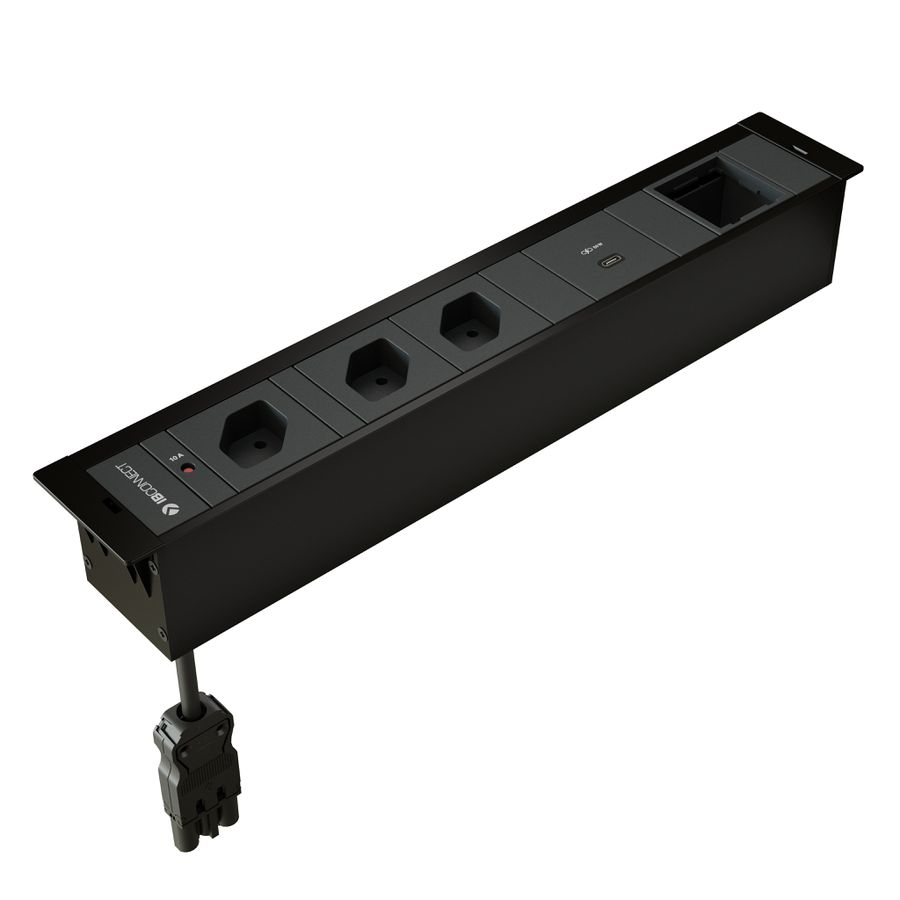 CUBOBOX block multi. nr L 6 fois 3x type 13 1x USB-C 60W 1x vide