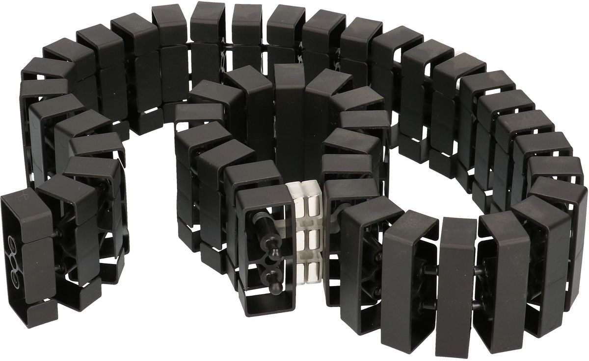 Kabelschlange CUBE schwarz 132cm mit Magnetbefestigung