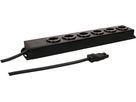 multiprise Power Line 6x type 13 noir/noir 3.0m AC 166
