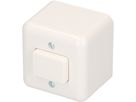 Druckschalter Schema 3 Gr.1x1 AP Mica Standard weiss