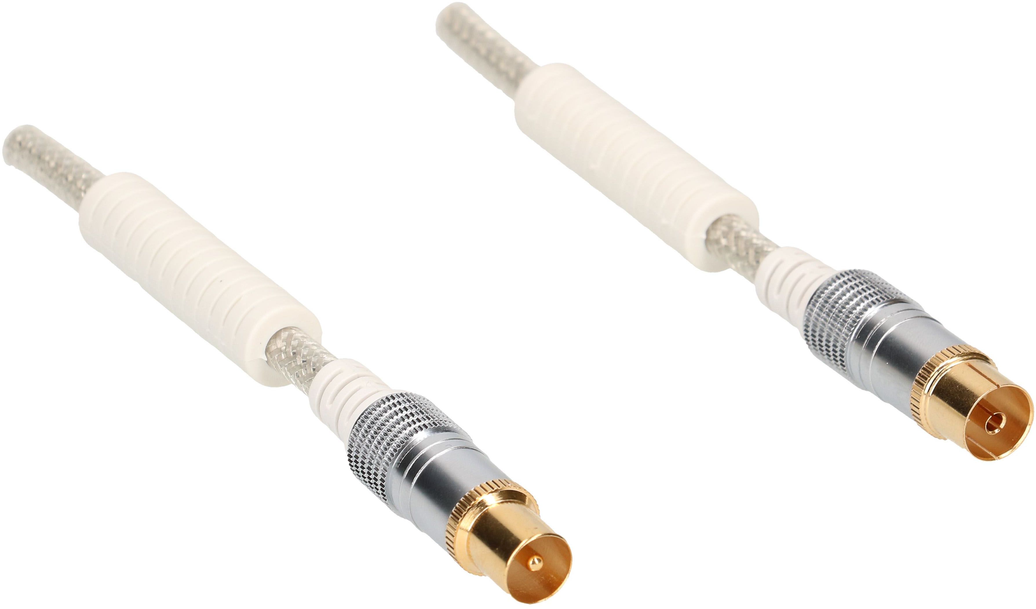 cavo di raccordo IEC 110dB 10m trasparente nucleo in ferrite