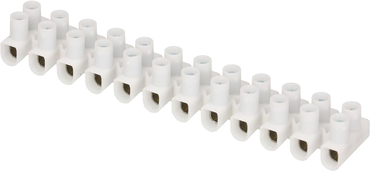 Klemmleiste 1.5-6mm2 12-polig weiss 2 Stk.