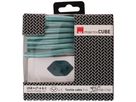 Steckdosenleiste Cube 3x Typ 13 weiss / türkis USB 2m clip-clap