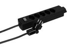multipresa Safety Line 5+1x tipo 13 ne interruttore 3m clip-clap